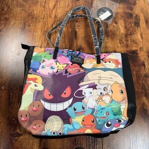 Loungefly Pokemon starters tote bag RARE heart logo NWT‎